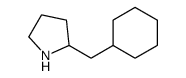 2-(cyclohexylmethyl)pyrrolidine Structure