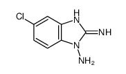 1H-Benzimidazole-1,2-diamine,5-chloro-(9CI)结构式