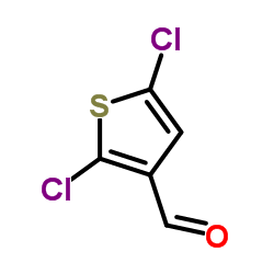 2,5-Dichlorothiophene-3-carbaldehyde Structure