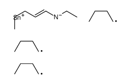 N-ethyl-N-tributylstannylpent-1-en-1-amine Structure