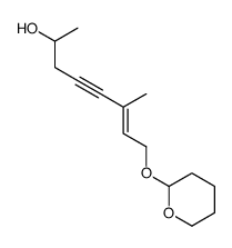 6-methyl-8-(oxan-2-yloxy)oct-6-en-4-yn-2-ol结构式