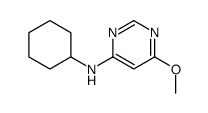 N-cyclohexyl-6-methoxypyrimidin-4-amine Structure