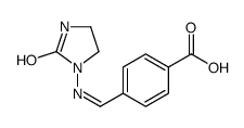 4-[(2-oxoimidazolidin-1-yl)iminomethyl]benzoic acid结构式
