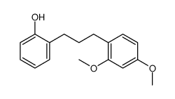 2-[3-(2,4-dimethoxyphenyl)propyl]phenol Structure