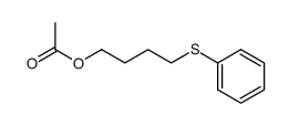 1-Acetoxy-4-phenylthiobutan Structure