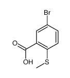 5-bromo-2-methylsulfanylbenzoic acid结构式