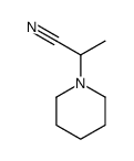 2-piperidin-1-ylpropanenitrile结构式