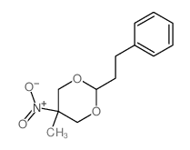 5-methyl-5-nitro-2-phenethyl-1,3-dioxane Structure