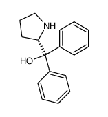 α,α-Diphenyl-2-pyrrolidineMethanol结构式