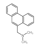 N,N-dimethyl-1-phenanthren-9-yl-methanamine结构式