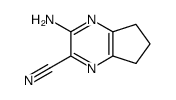5H-Cyclopentapyrazine-2-carbonitrile,3-amino-6,7-dihydro- (9CI)结构式