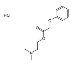 dimethyl-[2-(2-phenoxyacetyl)oxyethyl]azanium,chloride结构式