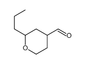 2-propyloxane-4-carbaldehyde Structure