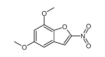 5,7-dimethoxy-2-nitro-1-benzofuran结构式
