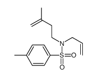 4-methyl-N-(3-methylbut-3-enyl)-N-prop-2-enylbenzenesulfonamide Structure