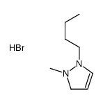 1-butyl-2-methyl-1,3-dihydropyrazol-1-ium,bromide Structure