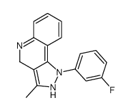 1-(3-fluorophenyl)-3-methyl-2,4-dihydropyrazolo[4,3-c]quinoline Structure