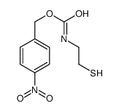 (4-nitrophenyl)methyl (2-mercaptoethyl)carbamate Structure
