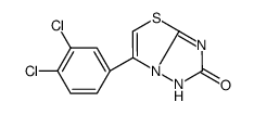 6-(3,4-dichlorophenyl)-1H-[1,3]thiazolo[3,2-b][1,2,4]triazol-2-one Structure
