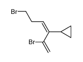 (E)-2,6-Dibromo-3-cyclopropyl-1,3-hexadiene结构式