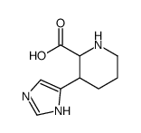 3-(1H-imidazol-5-yl)piperidine-2-carboxylic acid Structure