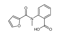 2-[(FURAN-2-CARBONYL)-METHYL-AMINO]-BENZOIC ACID Structure