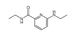 N-乙基-6-(乙基氨基)吡啶-2-甲酰胺结构式
