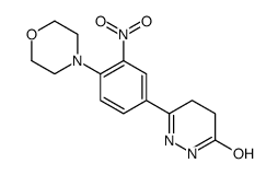 3-(4-morpholin-4-yl-3-nitrophenyl)-4,5-dihydro-1H-pyridazin-6-one Structure