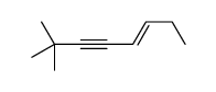 7,7-dimethyloct-3-en-5-yne Structure