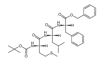 Boc-Met-Leu-Phe-OCH2C6H5结构式