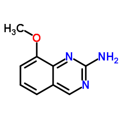 2-Amino-8-methoxyquinazoline Structure