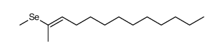 (E)-2-(methylseleno)-2-tridecene Structure