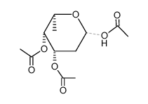 1,3,4-Tri-O-acetyl-2-deoxy-α/β-L-fucopyranose结构式