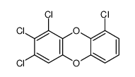 1,2,3,9-Tetrachlorodibenzo[1,4]dioxin structure