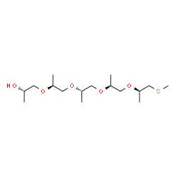 4,7,10,13-Tetramethyl-5,8,11,14-tetraoxa-2-thiaheptadecan-16-ol picture