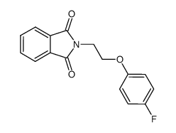 2-(2-(4-fluorophenoxy)ethyl)isoindoline-1,3-dione Structure