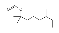 2,6-dimethyloctan-2-yl formate结构式