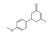 5-(4-methoxyphenyl)-3-methyl-2-cyclohexenone Structure