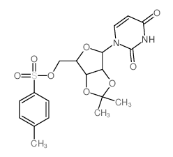 Uridine,2',3'-O-(1-methylethylidene)-, 5'-(4-methylbenzenesulfonate)结构式