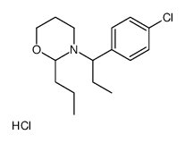 3-[1-(4-chlorophenyl)propyl]-2-propyl-1,3-oxazinane,hydrochloride结构式