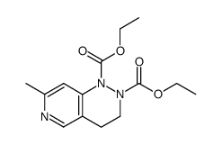 7-methyl-3,4-dihydro-pyrido[4,3-c]pyridazine-1,2-dicarboxylic acid diethyl ester Structure