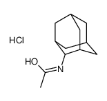 N-(2-adamantyl)acetamide,hydrochloride Structure