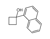 1-(1-Naphthalenyl)cyclobutanol结构式