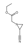 ethyl 2-(2-cyanoaziridin-1-yl)acetate Structure