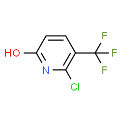 6-CHLORO-5-(TRIFLUOROMETHYL)PYRIDIN-2-OL结构式