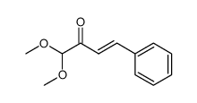(E)-1,1-dimethoxy-4-phenyl-3-buten-2-one Structure