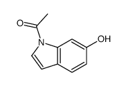 1-(6-hydroxyindol-1-yl)ethanone Structure