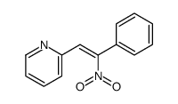 2-[(Z)-2-nitro-2-phenylethenyl]pyridine结构式