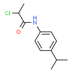 2-Chloro-N-(4-isopropylphenyl)propanamide结构式