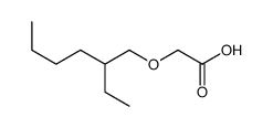 2-(2-ethylhexoxy)acetic acid Structure